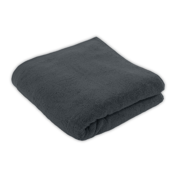 Luxe douchelaken Tiseco Delux – Grey – 550 gr/m²