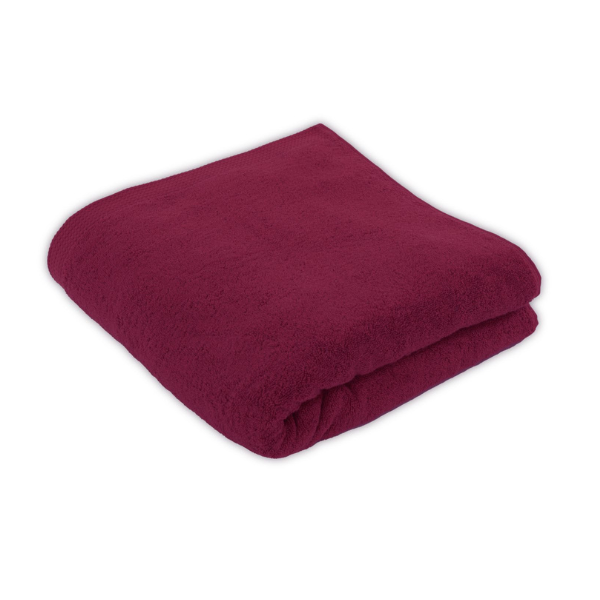 Luxe douchelaken Tiseco Delux – Red – 550 gr/m²