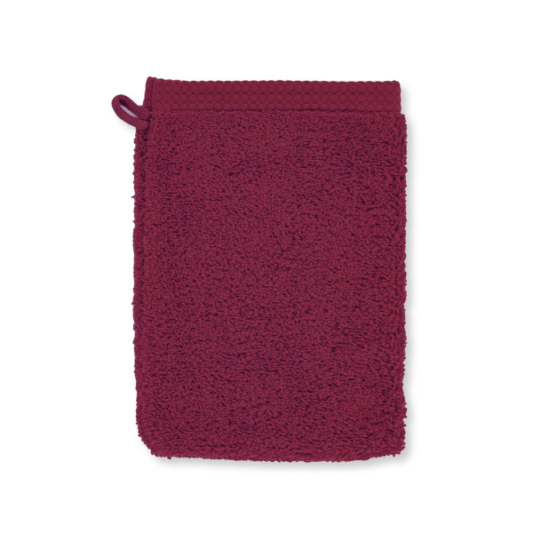 Luxe washandje Tiseco Delux – Red – 550 gr/m² (2 stuks)