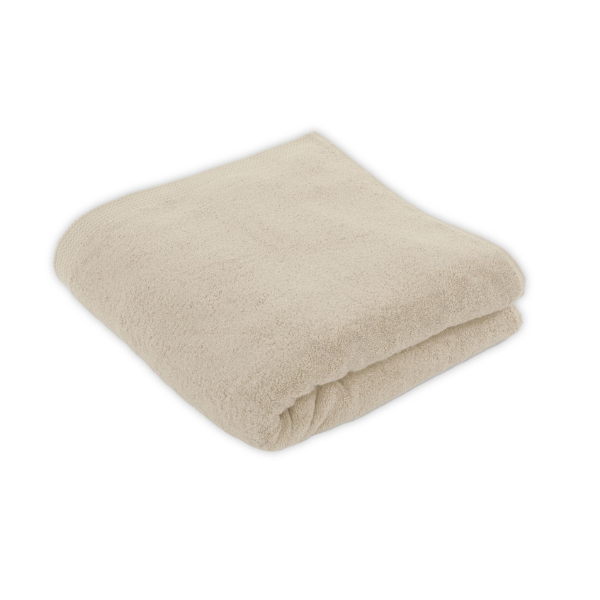 Luxe douchelaken Tiseco Delux – Sand – 550 gr/m²