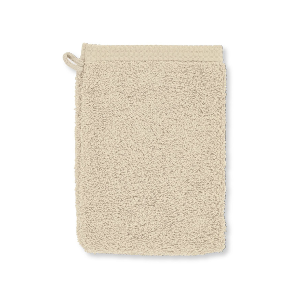 Luxe washandje Tiseco Delux – Sand – 550 gr/m² (2 stuks)