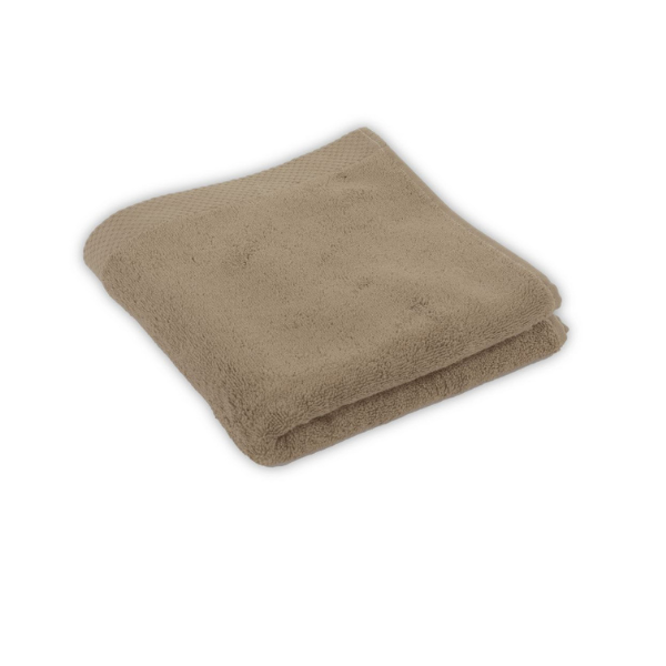 Luxe handdoek Tiseco Delux – Taupe Dark – 550 gr/m²