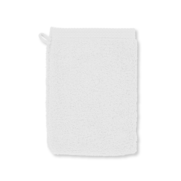 Luxe washandje Tiseco Delux – White – 550 gr/m² (2 stuks)
