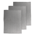 Keukenhanddoek Dobby - Black - 51x72 cm (set van 3)
