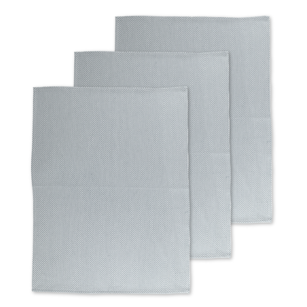 Keukenhanddoek Dobby - Nova Blue - 51x72 cm (set van 3)