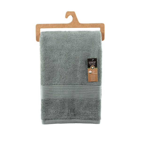 Luxe douchelaken Tiseco Eden – Green Sage – 500 gr/m²