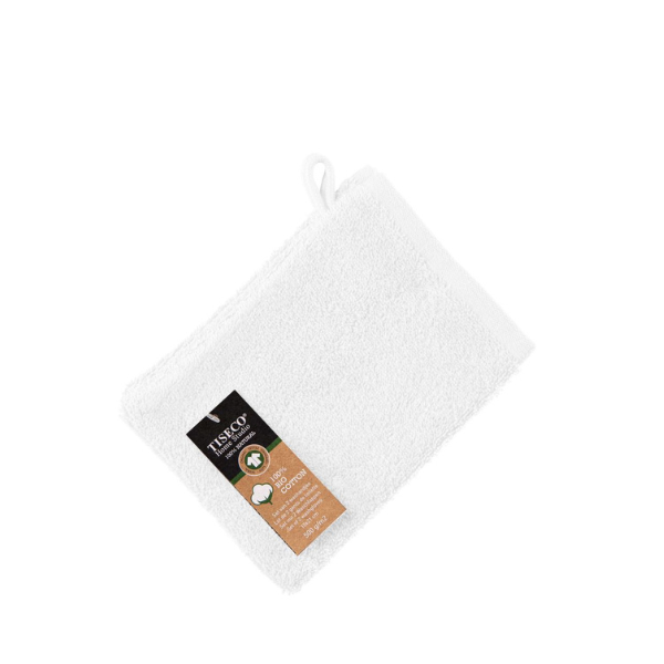 Luxe washandje Tiseco Eden – Star White – 500 gr/m² (2 stuks)