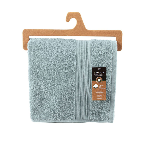 Luxe handdoek Tiseco Eden – Blue Stone – 500 gr/m²