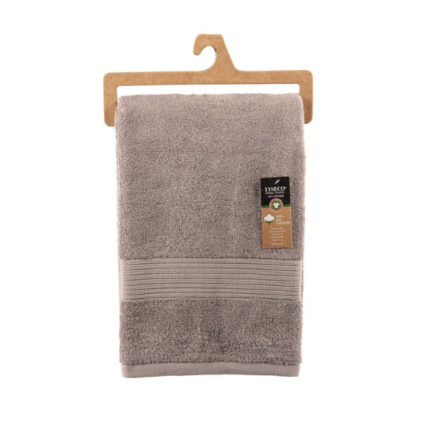 Luxe douchelaken Tiseco Eden – Taupe – 500 gr/m²