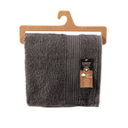 Luxe handdoek Tiseco Eden – Tornado Grey – 500 gr/m²