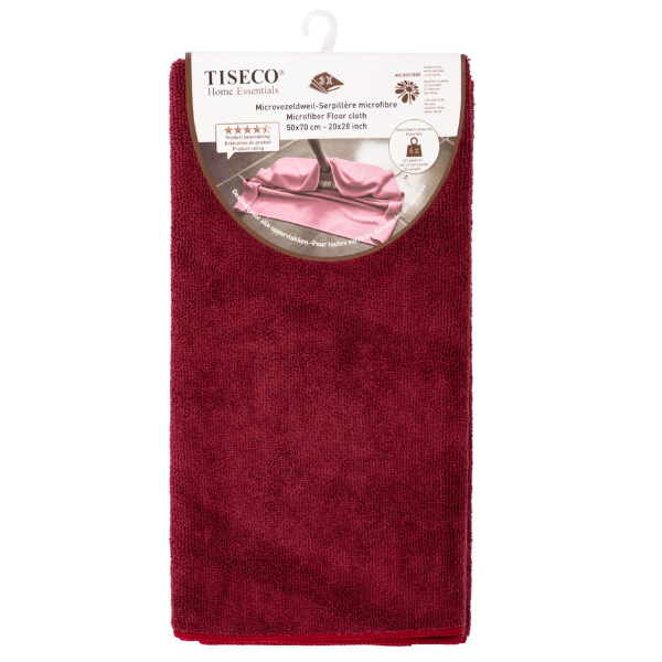 Dweildoek Essentials - Red - 50 x 70 cm (3 stuks)