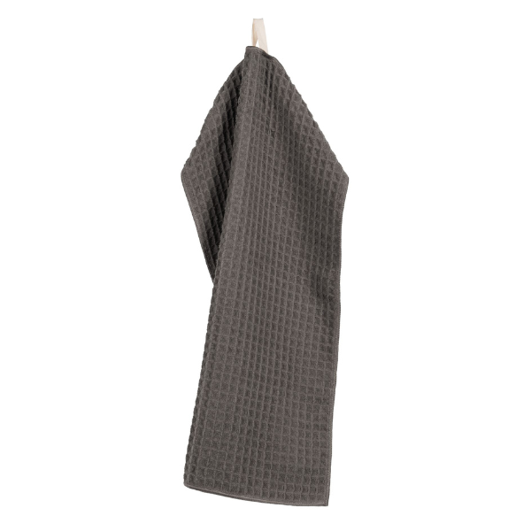 Keukenhanddoek Essentials Waffle - Grey - 60 x 40 cm (2 stuks)