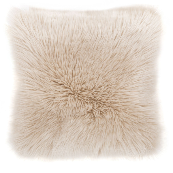 Sierkussen Faux Sheepskin - Natural - 45 x 45 cm
