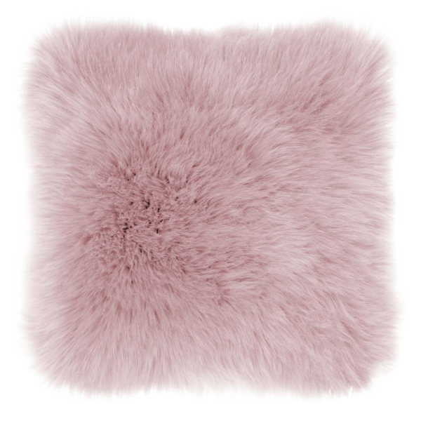 Sierkussen Faux Sheepskin - Pink - 45 x 45 cm