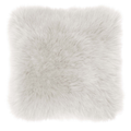 Sierkussen Faux Sheepskin - White - 45 x 45 cm