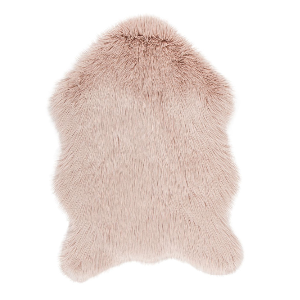 Tapijt Faux Sheepskin - Pink
