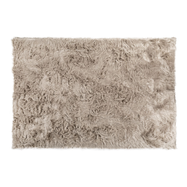 Tapijt Faux Sheepskin rechthoekig - Soft Taupe - 180 x 270 cm