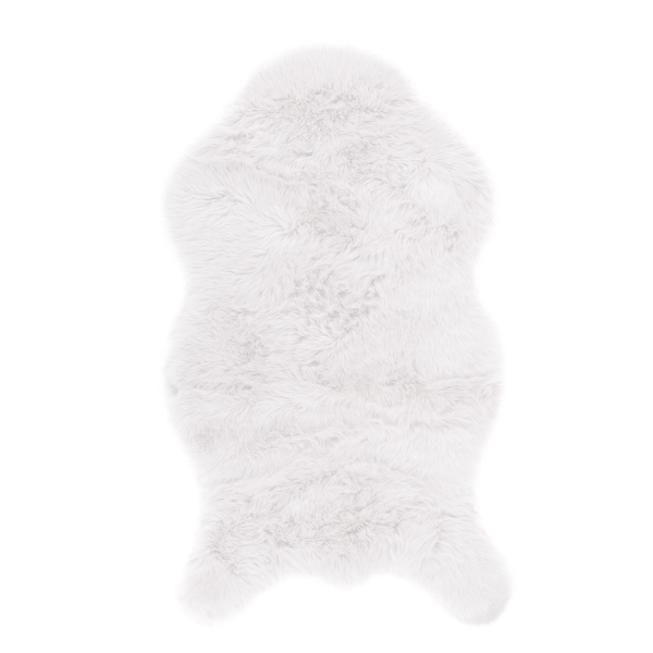 Tapijt Faux Sheepskin - White