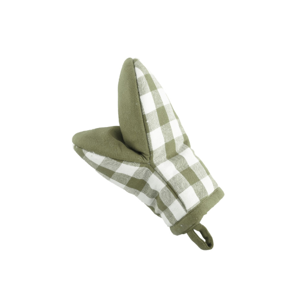 Ovengripper Gingham - Olive Green - 13x19 cm (set van 2)