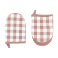Ovengripper Gingham - Pink - 13x19 cm (set van 2)