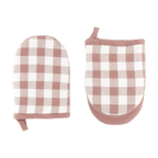 Ovengripper Gingham - Pink - 13x19 cm (set van 2)