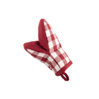 Ovengripper Gingham - Red - 13x19 cm (set van 2)