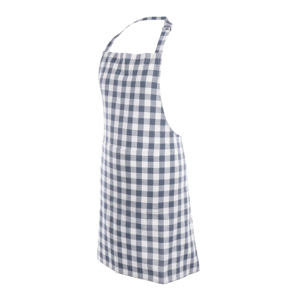 Keukenschort Gingham - Blue - 80x74 cm