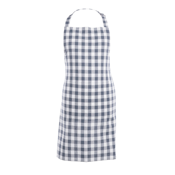 Keukenschort Gingham - Blue - 80x74 cm