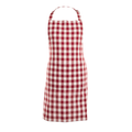 Keukenschort Gingham - Red - 80x74 cm