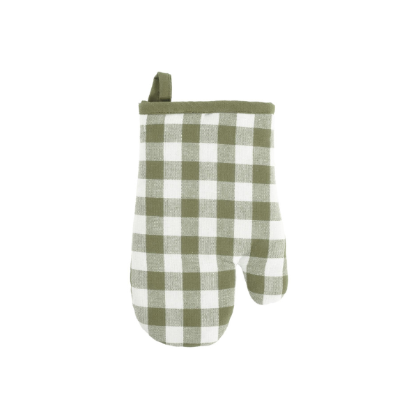 Ovenwant Gingham - Olive Green - 18x28 cm