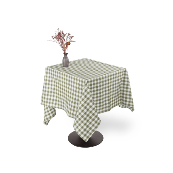 Tafelkleed Gingham - Olive Green - 3 formaten