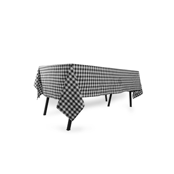 Tafelkleed Gingham - Black - 3 formaten