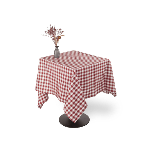 Tafelkleed Gingham - Red - 3 formaten