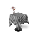 Tafelkleed Gingham - Black - 3 formaten