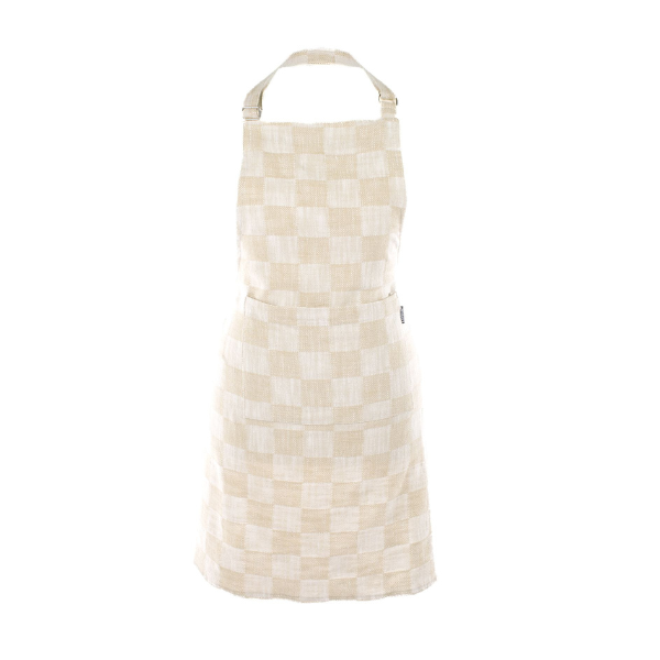Keukenschort Harriet - Beige - 85x74 cm