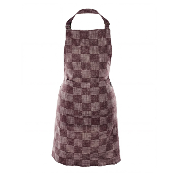 Keukenschort Harriet - Wine Red - 85x74 cm
