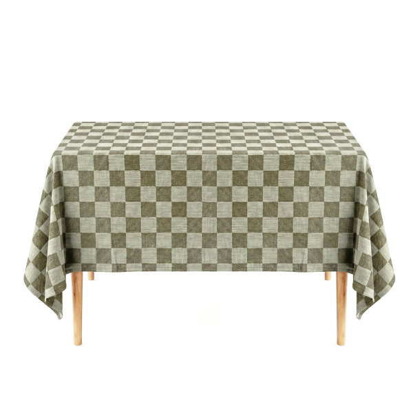 Tafelkleed Harriet - Khaki Green - 2 formaten