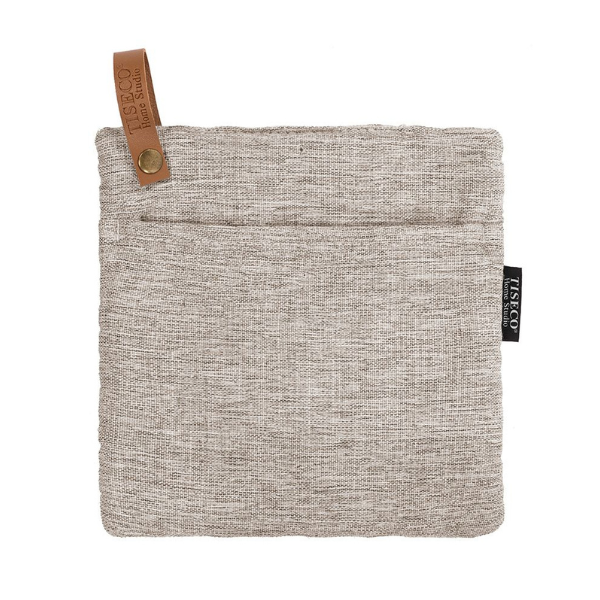 Pannenlap Hercules - Taupe - 20x20 cm (set van 2)