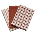 Keukenhanddoek Hudson - Cognac - 50 x 70 cm (3 stuks)