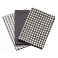 Keukenhanddoek Hudson - Dark Grey - 50 x 70 cm (3 stuks)