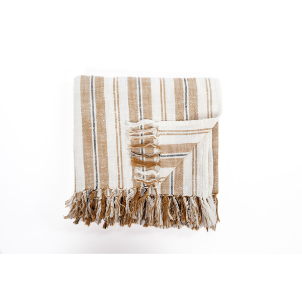 Plaid Indira - Sand - 150 x 200 cm