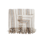 Plaid Indira - Taupe - 150 x 200 cm