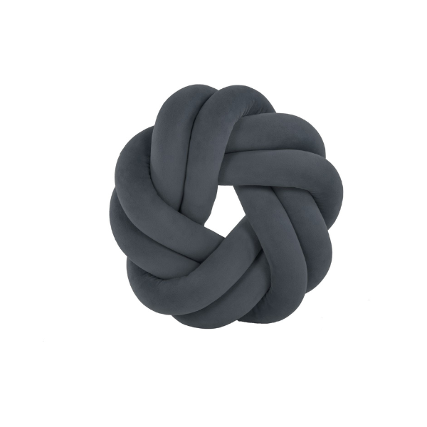 Sierkussen Knot - Castlerock Grey - 30 cm