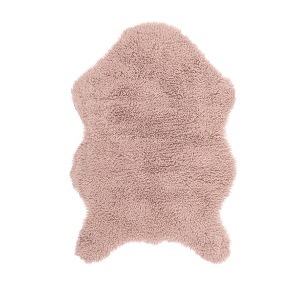 Tapijt Lambskin - Pink - 60 x 90 cm