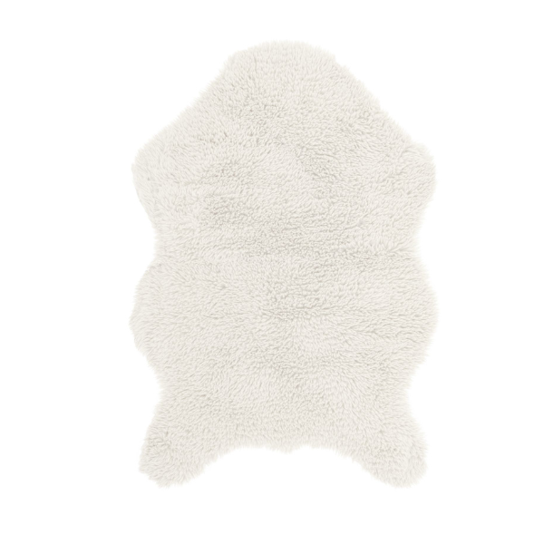 Tapijt Lambskin - White - 60 x 90 cm