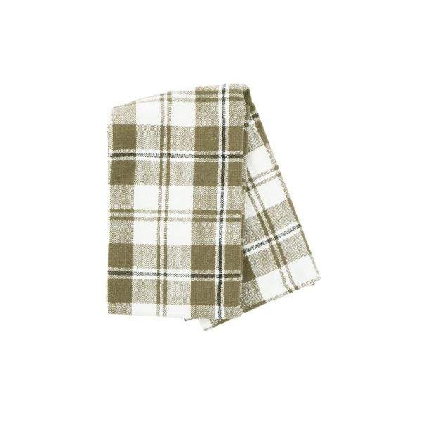 Keukenhanddoek Lauren - Khaki Green - 50 x 70 cm (2 stuks)