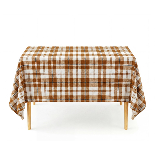 Tafelkleed Lauren - Rust - 2 formaten