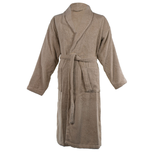 Badjas Lindu - Dark Taupe - 360 gr/m²