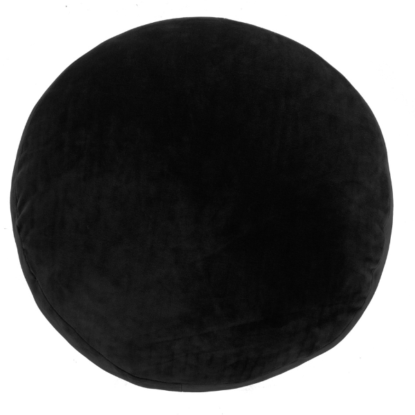 Sierkussen Marshmallow - Black - Dia 40 cm