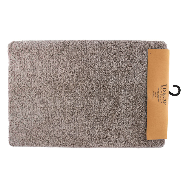 Luxe antislip badmat Tiseco Mauro – Taupe – 1700 gr/m²